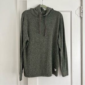 Men’s Katin sock hood pullover, olive green, sz M